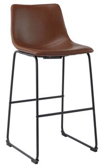 Baro kėdė VLX 320068 320068, ruda, 53.5 cm x 48.5 cm x 100 cm