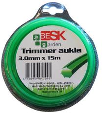 Nešiojamos žoliapjovės lynas Besk, 15 m x 3 mm