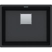 Virtuves izlietne Franke Kubus 2 125.0512.504, granīts, 56 cm x 46 cm x 20 cm, onyx krās.