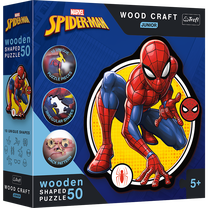 Medinė dėlionė Trefl Spiderman, 50 vnt.