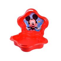 Smėlio dėžė Mickey Mouse SP0884, 90 x 90 cm, su dangčiu, raudona sp.