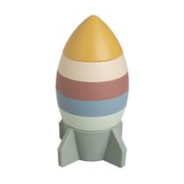 Bokštelis - raketa Babys Only Stacking, 14 cm, įvairių spalvų