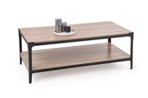 Žurnalinis staliukas Ariza, ąžuolo sp./juoda sp., 120 cm x 60 cm x 45 cm