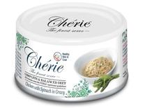 Mitrā kaķu barība Cherie Chicken With Spinach, vistas gaļa, 0.08 kg