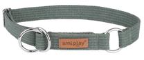 Ошейник для собак Amiplay Cotton, зеленый цв., 850 мм, XXL
