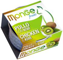 Mitrā kaķu barība Monge Fruits, vistas gaļa/kivi, 0.08 kg