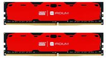 Operatyvioji atmintis (RAM) Goodram IRIDIUM Red IR-R2400D464L15S/16GDC, DDR4, 16 GB, 2400 MHz