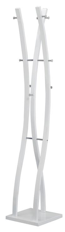 Drabužių kabykla W50, 179 cm, balta sp.