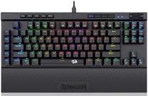 Vadu spēļu tastatūra Redragon K588RGB Outemu Blue, EN, melna krās./sarkana krās.