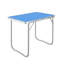 Stovyklavimo stalas NHT7011, mėlynas/baltas, 80 cm x 60 cm x 70 cm