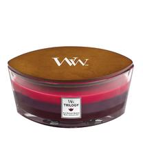 Žvakė, aromatinė WoodWick Sun-Ripened Berries, 40 h, 453.6 g, raudona sp.