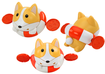Игрушка для ванны, лиса Lean Toys Funny, белый цв./красный цв.
