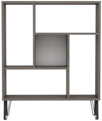 Pastatoma lentyna Kalune Design Arven 935CMN1168, balta sp./tamsiai pilka sp., 107.8 cm x 90 cm x 25 cm