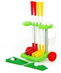 Гольф Polesie Golf Set, 2 см x 13 см, красный цв./желтый цв./зеленый цв.