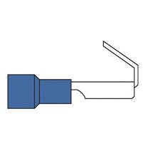 Vadu savienojums Electraline, 6,35 mm², zila krās., 10 gab.