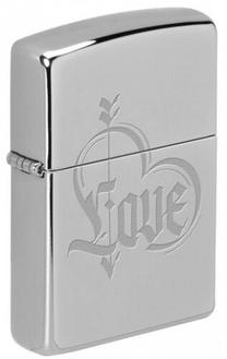 Šķiltava Zippo Lighter 49428, sudraba krās.