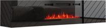 TV galds Cama Meble Luxe, melna krās., 182.6 cm x 34.5 cm x 37.5 cm