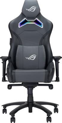 Spēļu krēsls Asus Chariot X Gaming, 71 x 70 x 129 cm, pelēka krās.