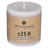 Свеча, цилиндрическая Atmosphera Olia, 25 час, коричневый цв.
