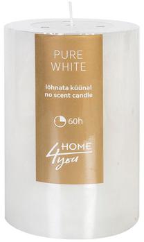 Žvakė, cilindrinė Home4you Pure White, 60 h, balta sp.