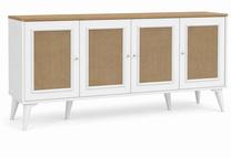Konsoles galds Kalune Design Mount, ozola krās./balts krās., 41 cm x 180 cm x 80 cm