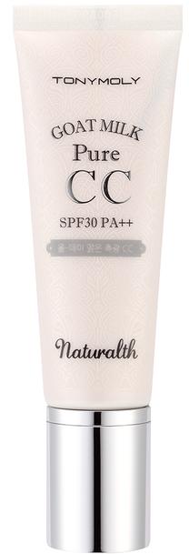 CC veido kremas Tony Moly Naturalth Goat Milk Pure, 01 pure milk, 40 ml