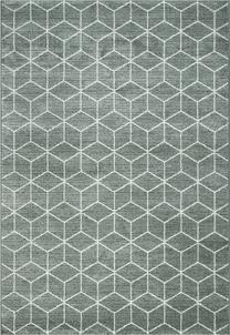 Vaip Domoletti Sherpa 0017 4262, valge v./hall v., 195 cm x 135 cm