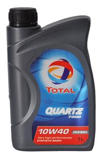 Motoreļļa Total 10W - 40, daļēji sintētiska, 1 l