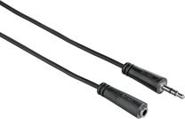 Vads Hama 3.5mm Plug to 3.5mm 3.5 mm female, 3.5 mm male, 1.5 m, melna krās.