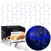 Spuldzīšu virtenes Springos 5907719412757, 10.5 m, zila krās., 200 LED