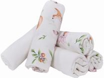 Autiņi Lulando Art Collection Flannelette, 70 cm x 80 cm, 5 gab.