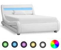 Кровать полтора места VLX Bed Frame, 100 x 200 cm, белый цв., без матраса, с решеткой