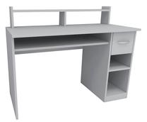 Rakstāmgalds un plaukts Kalune Design Eslem 550ARN2207, 120 cm x 55 cm, 93.3 cm, balta krās.