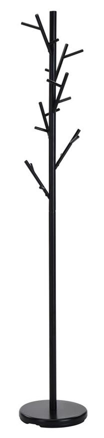 Drabužių kabykla W33, 176 cm, juoda sp.