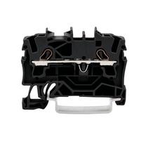 Savienojums Wago 2-pole Terminal Block 2.5 MM2, 2.5 mm², melna krās.
