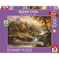 Dėlionė Schmidt Blend Cota Summer House 58639, 49.3 cm x 69.3 cm, 1000 vnt., įvairių spalvų