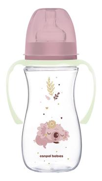 Bērnu pudelīte Canpol Babies EasyStart Sleepy Koala, 300 ml, 1 g., rozā krās.
