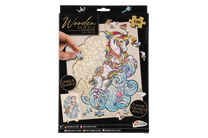 Medinė dėlionė Grafix Unicorn 636071, 129 vnt.