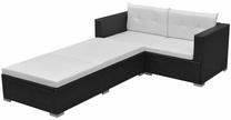 Lauko baldų komplektas VLX 3 Piece Garden Lounge Set with Cushions