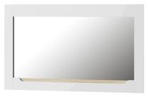 Spogulis Szynaka Meble Ice 30, stiprināms, 119 cm x 70 cm, balta krās.