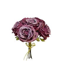 Dirbtinių gėlių puokštė, violetinė sp., 12 cm x 30 cm