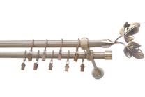 Karnizo komplektas Karpol Eliza, 300 cm, Ø 16 mm, antikinio aukso sp.