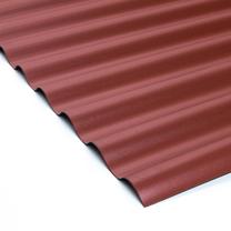 Sinusinė PVC plokštė Salux, 900 x 2000 mm, raudona