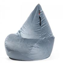 Sėdmaišis Splash Drop Fresh Fit, pilka sp./žydra sp., 220 l