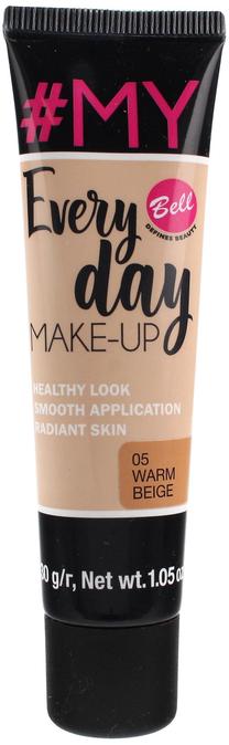 Skystas makiažo pagrindas Bell #My Everyday Make-Up, 05 warm beige, 30 g