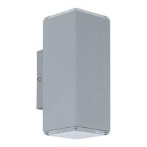 Sieninis lauko šviestuvas Eglo Tabo, 3.7W, LED, IP44, sidabro sp.