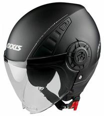 Motocikla ķivere Axxis Metro Solid A1, S (55-56 cm), melna krās.