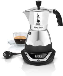 Automātiskais kafijas automāts Bialetti Moka Coffee Maker with Timer, sudraba krās.