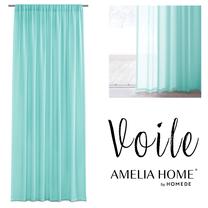 Дневной занавес AmeliaHome Voila, бирюзовый цв., 160 см x 250 см