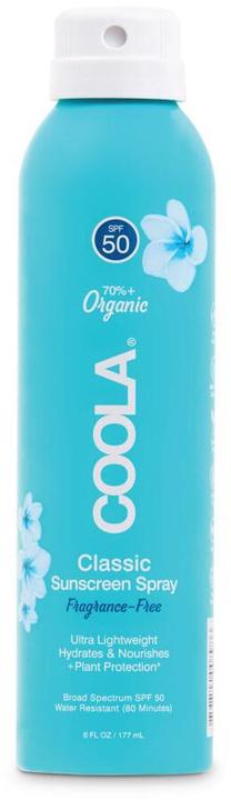 Purškiklis įdegio priežiūrai Coola Classic SPF50, 177 ml